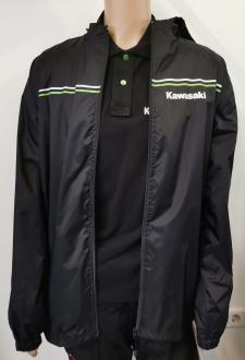 Kawasaki Regenjacke Sports Schwarz-Grün Gr.3XL